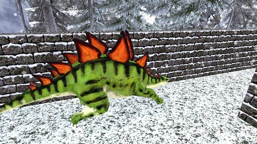 野生恐龙冬季丛林3D(2)