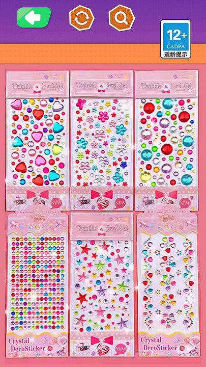 宝石贴纸diy(3)