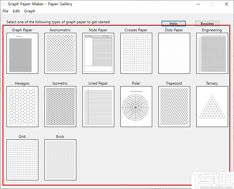 Graph Paper Maker