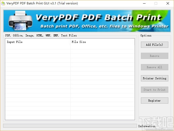 VeryPDF PDF Batch Print GUI(批量打印软件)