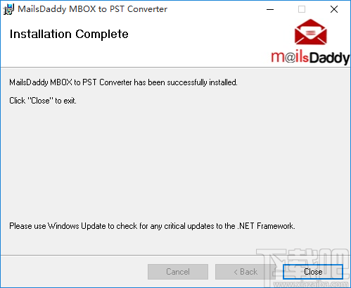 MailsDaddy MBOX To PST Converter