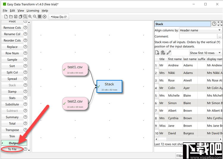 Easy Data Transform