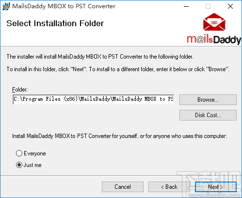 MailsDaddy MBOX To PST Converter