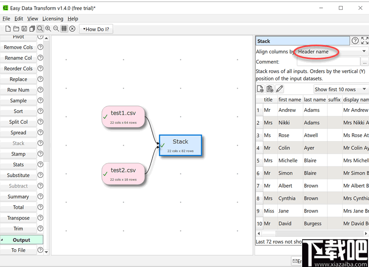 Easy Data Transform