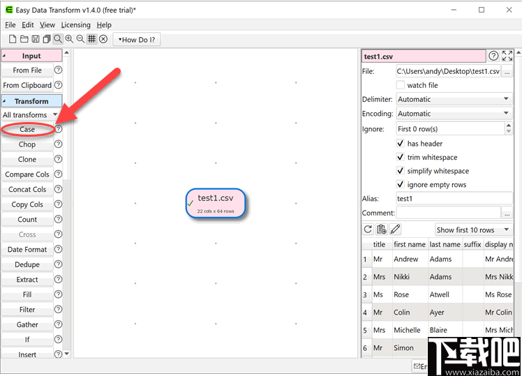 Easy Data Transform