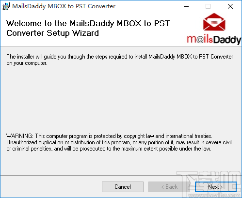 MailsDaddy MBOX To PST Converter