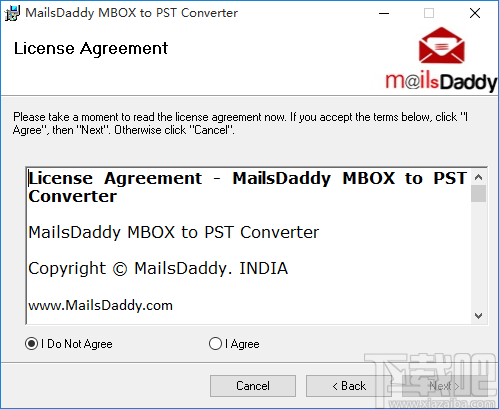 MailsDaddy MBOX To PST Converter