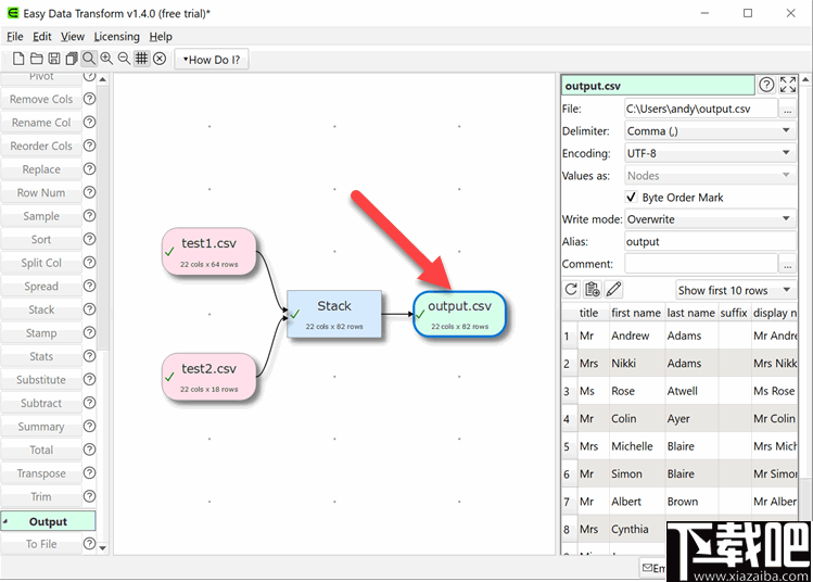 Easy Data Transform