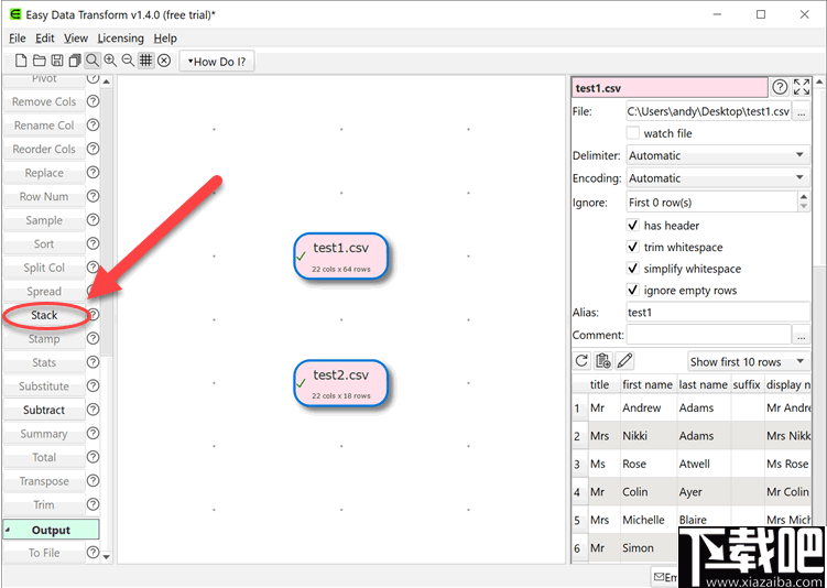 Easy Data Transform