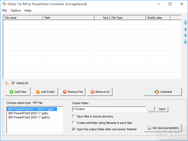 Okdo Txt Rtf to PowerPoint Converter