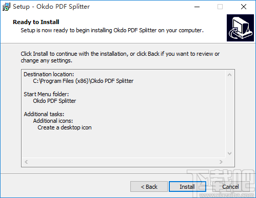 Okdo pdf Splitter(PDF分割工具)