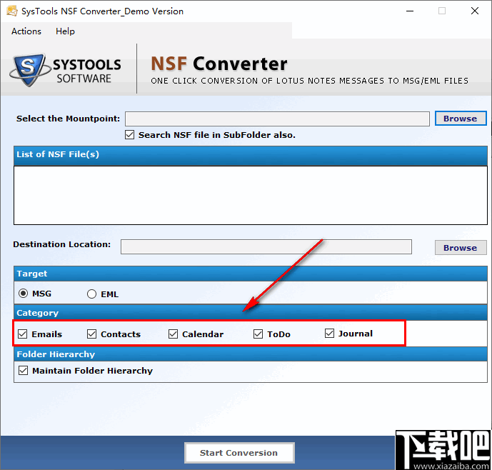 SysTools NSF Converter(NSF转换器)