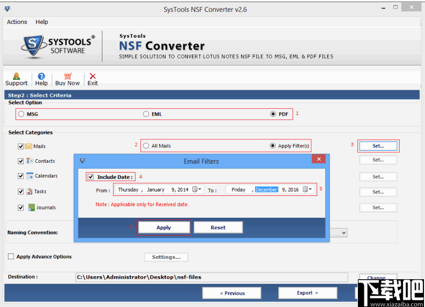 SysTools NSF Converter(NSF转换器)