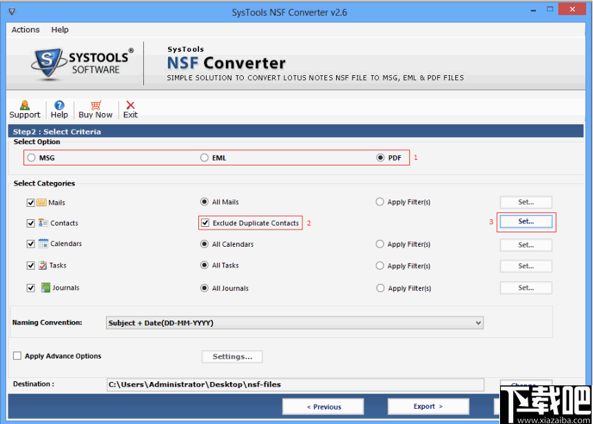 SysTools NSF Converter(NSF转换器)