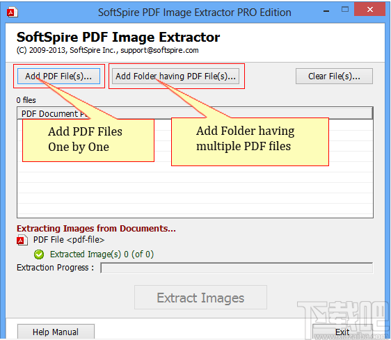 SoftSpire PDF Image Extractor(PDF图片提取软件)