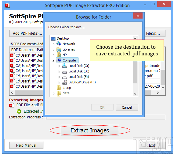 SoftSpire PDF Image Extractor(PDF图片提取软件)