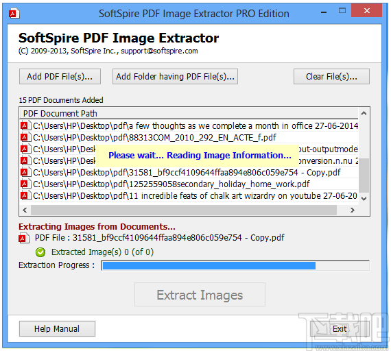 SoftSpire PDF Image Extractor(PDF图片提取软件)