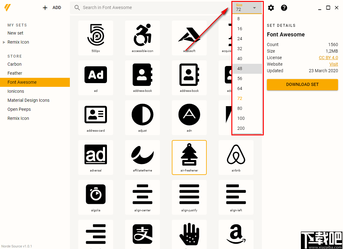 Norde Source(图标管理编辑器)