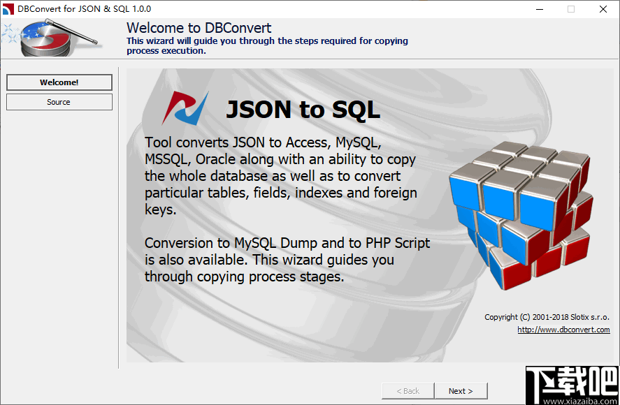 DBConvert for JSON and SQL(数据库文件转换工具) 