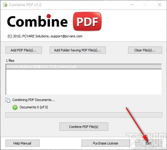 Combine PDF(PDF文档合并工具)