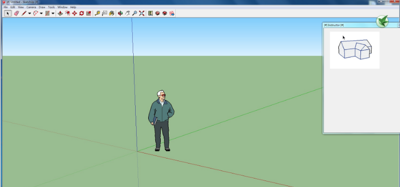 sketchup建筑草图大师导入CAD的方法