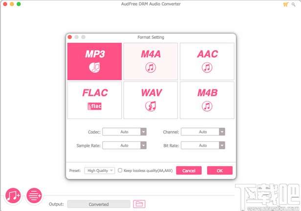 AudFree DRM Audio Converter(音频转换工具)