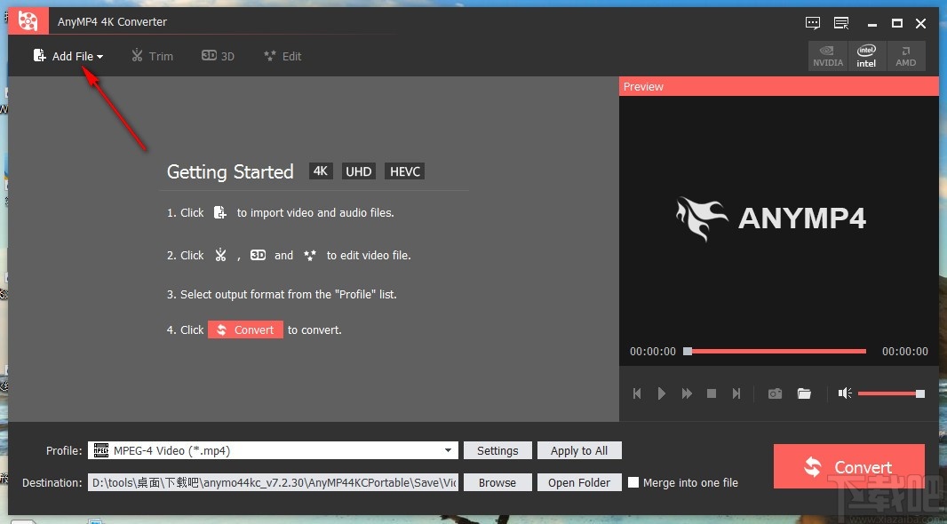 AnyMP4 4K Converter(视频格式转换软件)