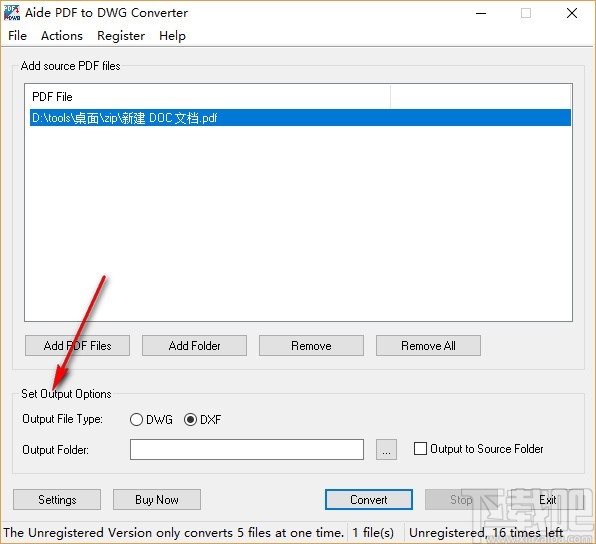 Aide PDF to DWG Converter(PDF转DWG转换器)