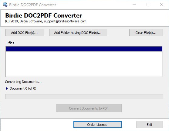 Birdie DOC2PDF Converter下载-DOC转PDF转换器 v2.1