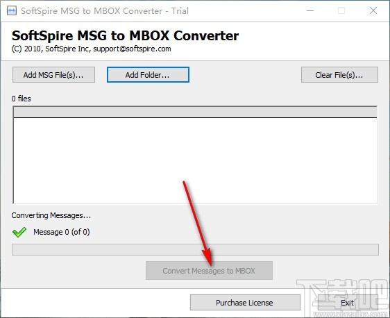 SoftSpire MSG to MBOX Converter(MSG转MBOX工具)