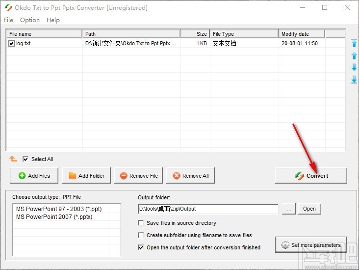 Okdo Txt to Ppt Pptx Converter(TXT转PPT工具)