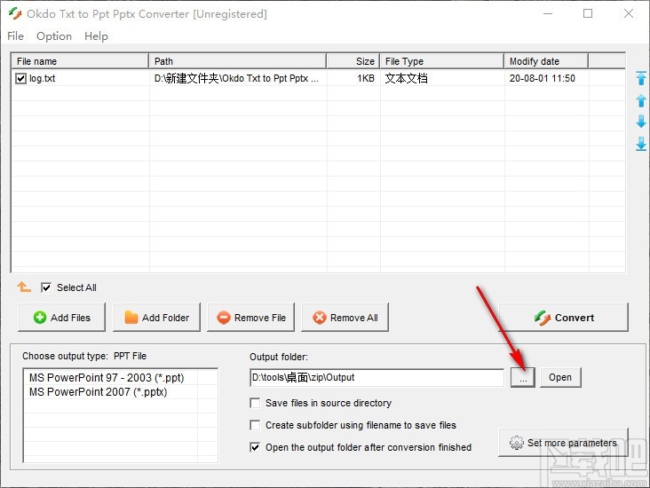 Okdo Txt to Ppt Pptx Converter(TXT转PPT工具)