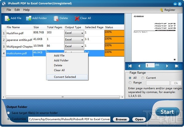 iPubsoft PDF to Excel Converter(PDF转EXCEL)