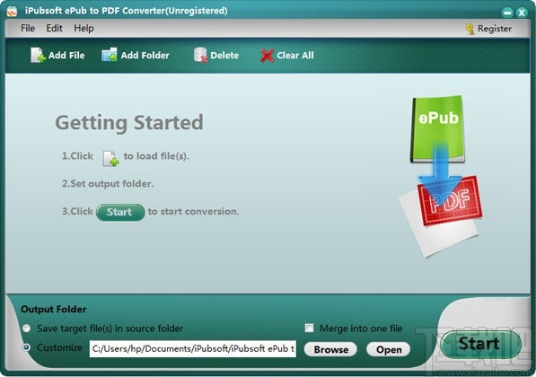 iPubsoft ePub to pdf Converter(ePub转换为PDF工具)