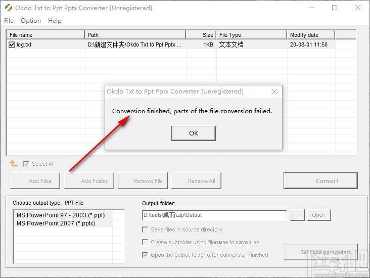 Okdo Txt to Ppt Pptx Converter(TXT转PPT工具)