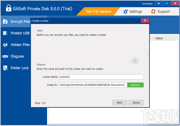 GiliSoft Private Disk(电脑信息保护软件)