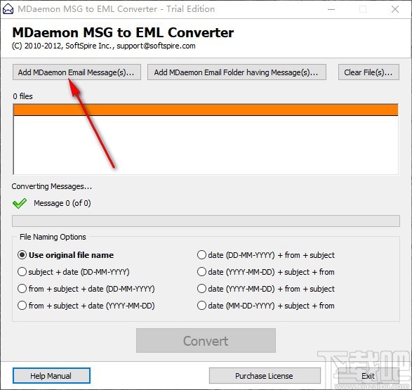 MDaemon MSG to EML Converter(MSG转换为EML)