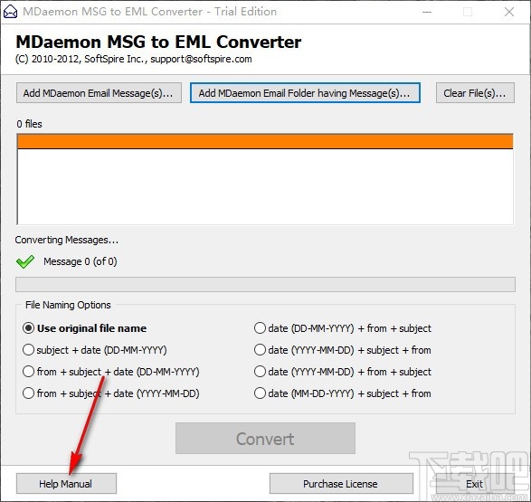 MDaemon MSG to EML Converter(MSG转换为EML)