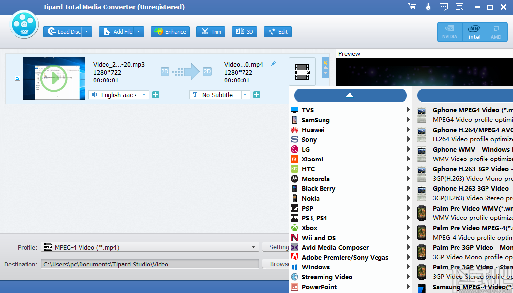 Tipard Total Media Converter(视频格式转换)
