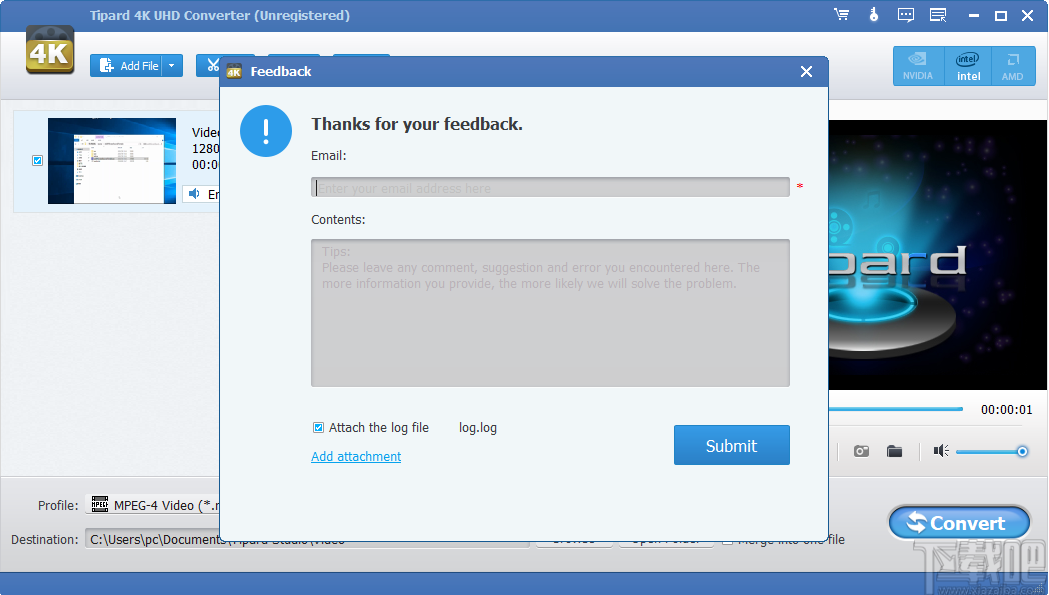 Tipard 4K UHD Converter(4K视频转换器)