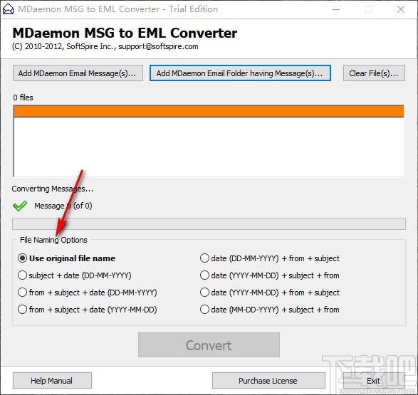 MDaemon MSG to EML Converter(MSG转换为EML)