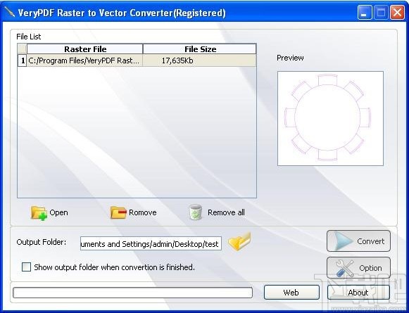 VeryPDF Raster to Vector Converter(光栅到矢量转换工具)