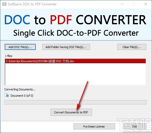 SoftSpire DOC to PDF Converter(DOC转PDF工具)