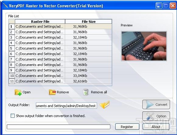 VeryPDF Raster to Vector Converter(光栅到矢量转换工具)