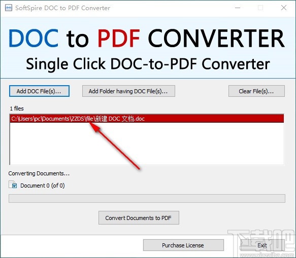 SoftSpire DOC to PDF Converter(DOC转PDF工具)