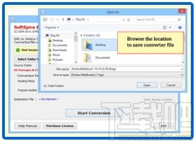 SoftSpire EML to Zimbra Converter(EML转换成Zimbra)