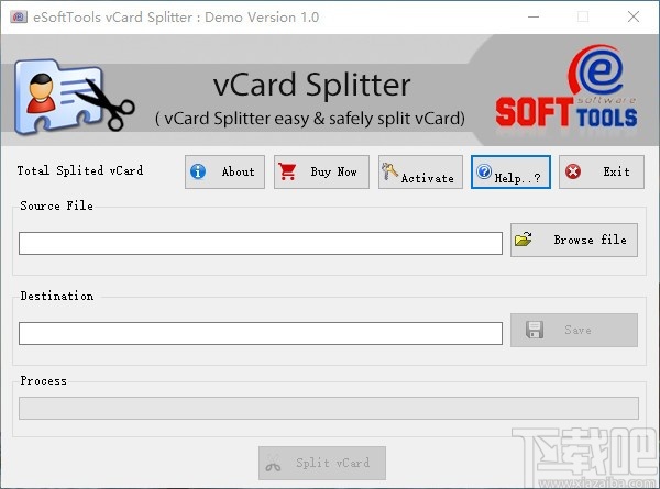 eSoftTools vCard Splitter(vCard分割器)