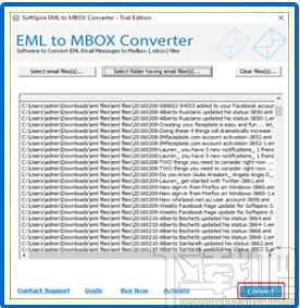 SoftSpire EML to MBOX Converter(EML转MBOX软件)