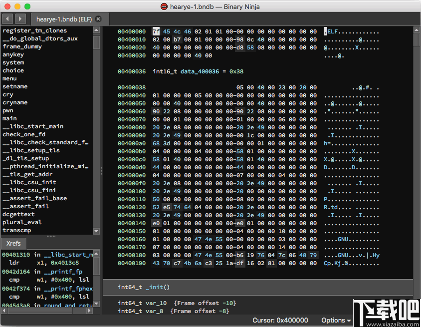 Binary Ninja(逆向编译平台)