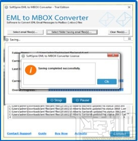 SoftSpire EML to MBOX Converter(EML转MBOX软件)